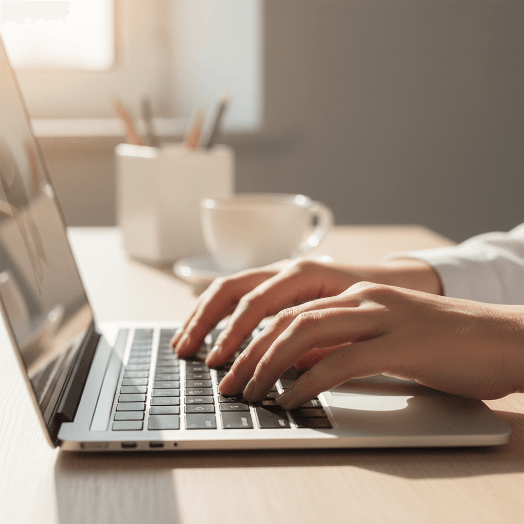 Professional working on website design